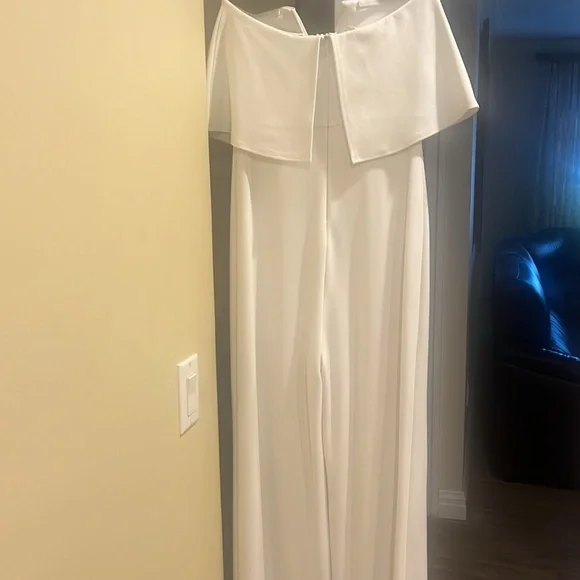 Lulus size small white jumpsuit - Picture 4 of 4
